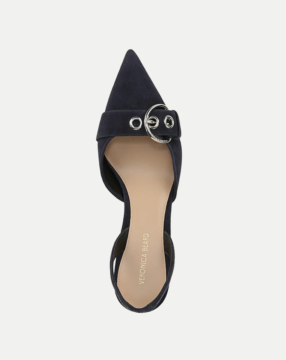 Roxy Suede Slingback Pump