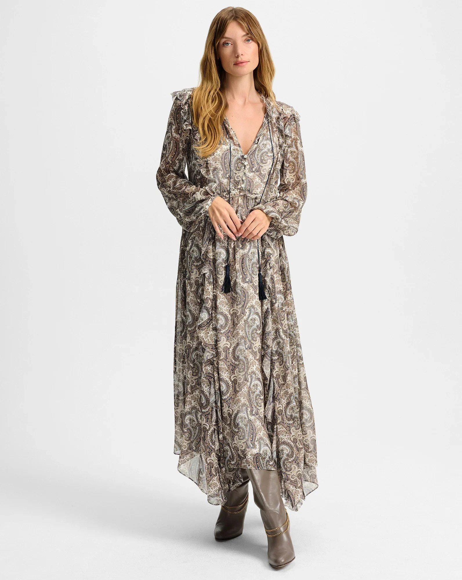Lilith Silk Maxi Dress