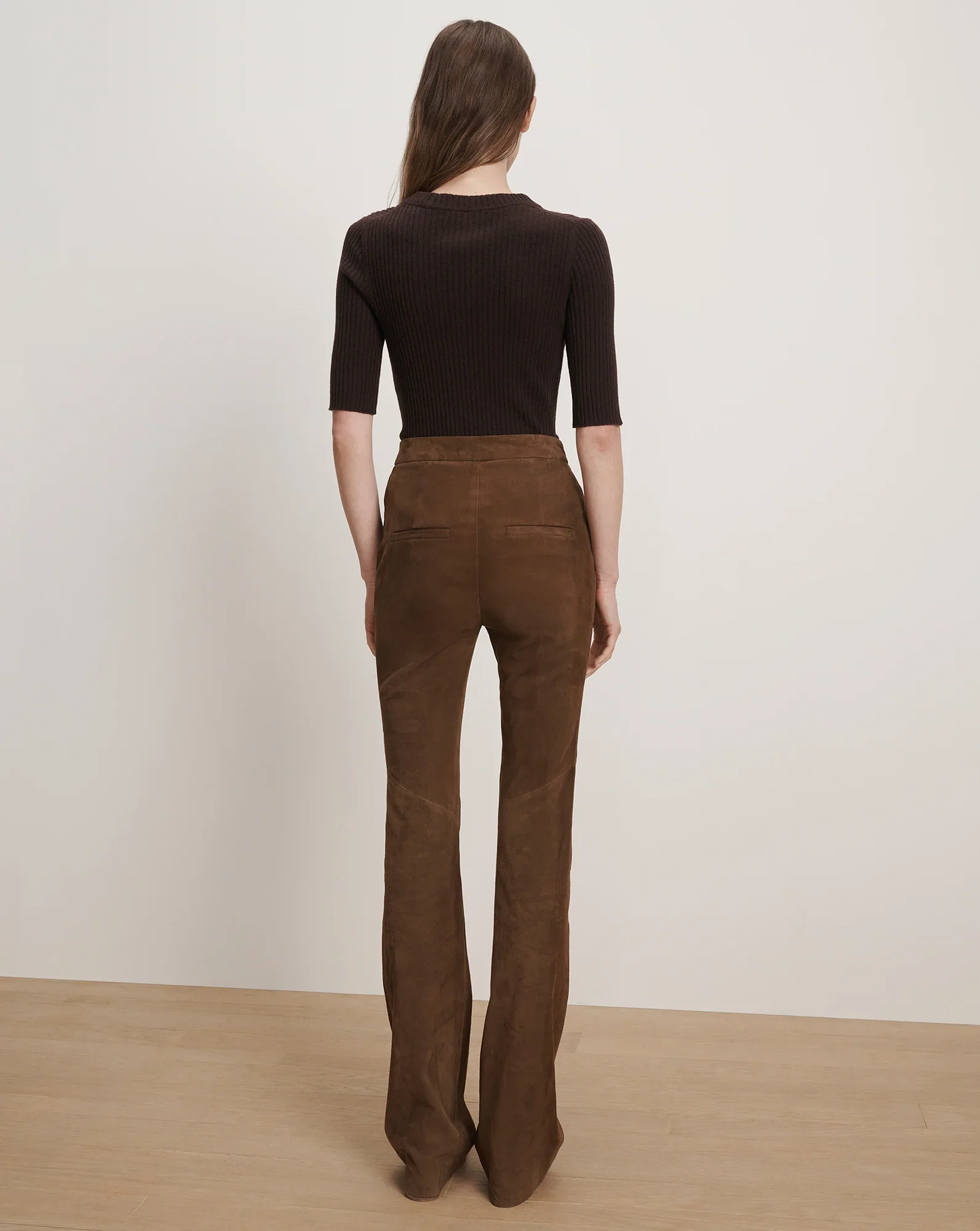 Gracie Suede Flare Pant