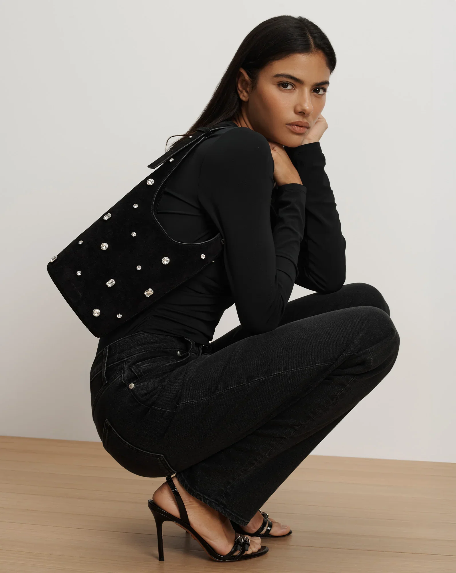 Embellished Loop Bag