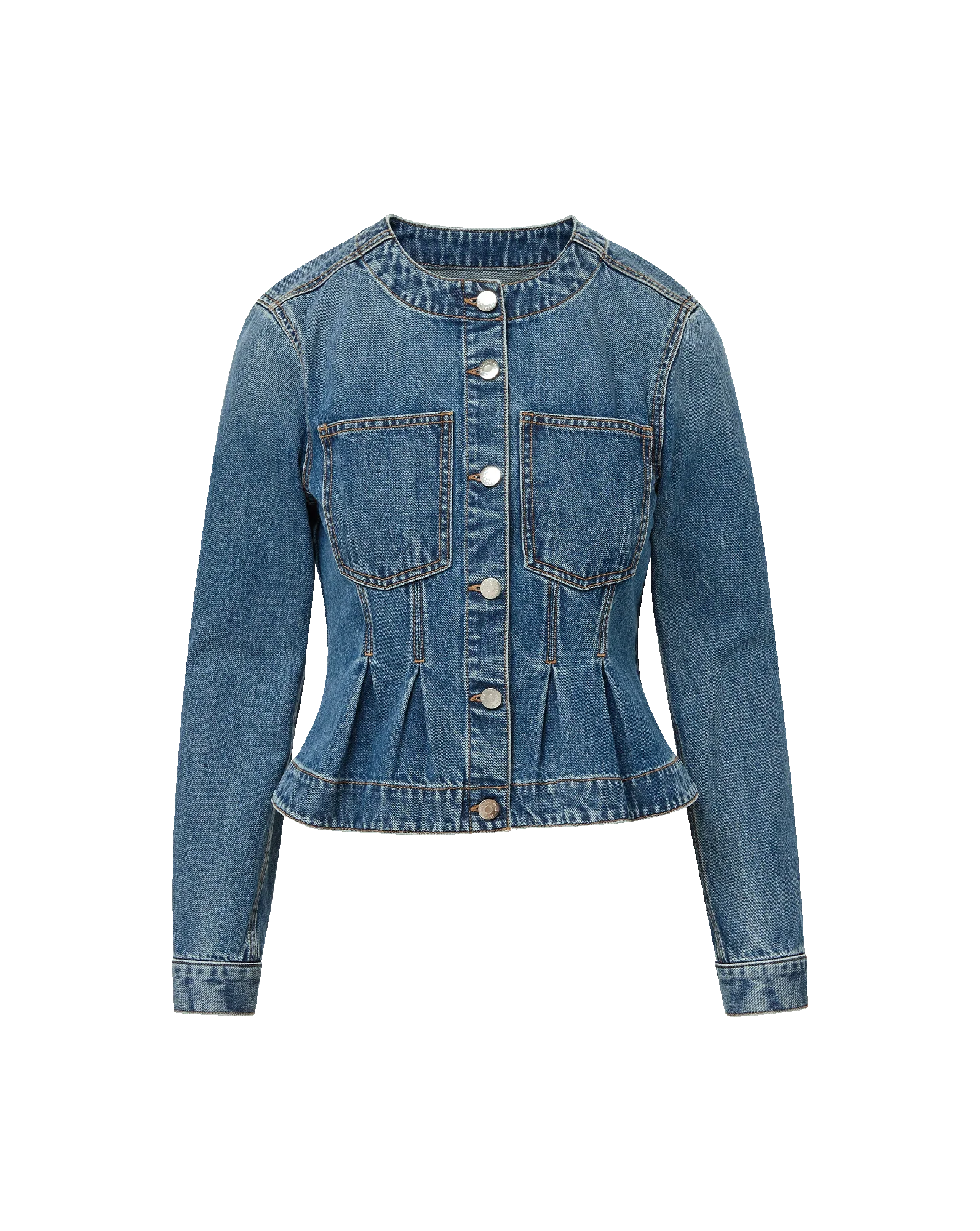 Zahara Peplum Denim Jacket