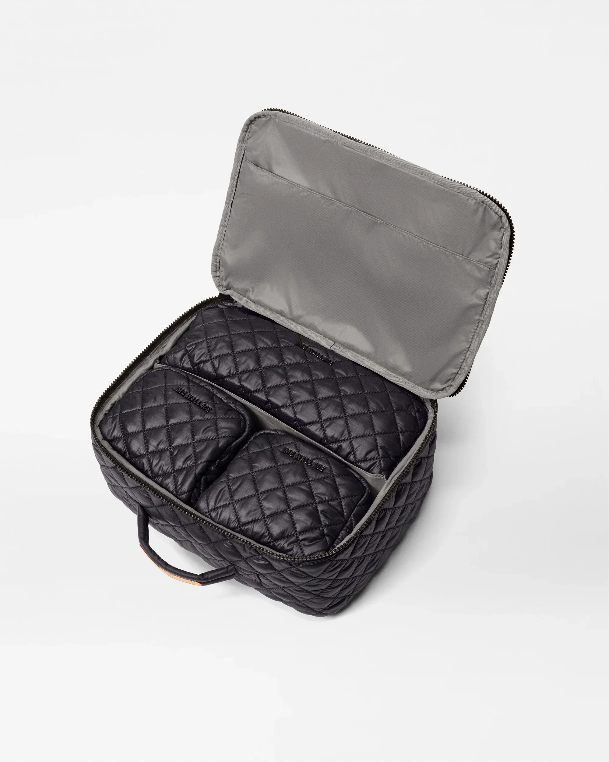 Black Metro Packable Pouch Set