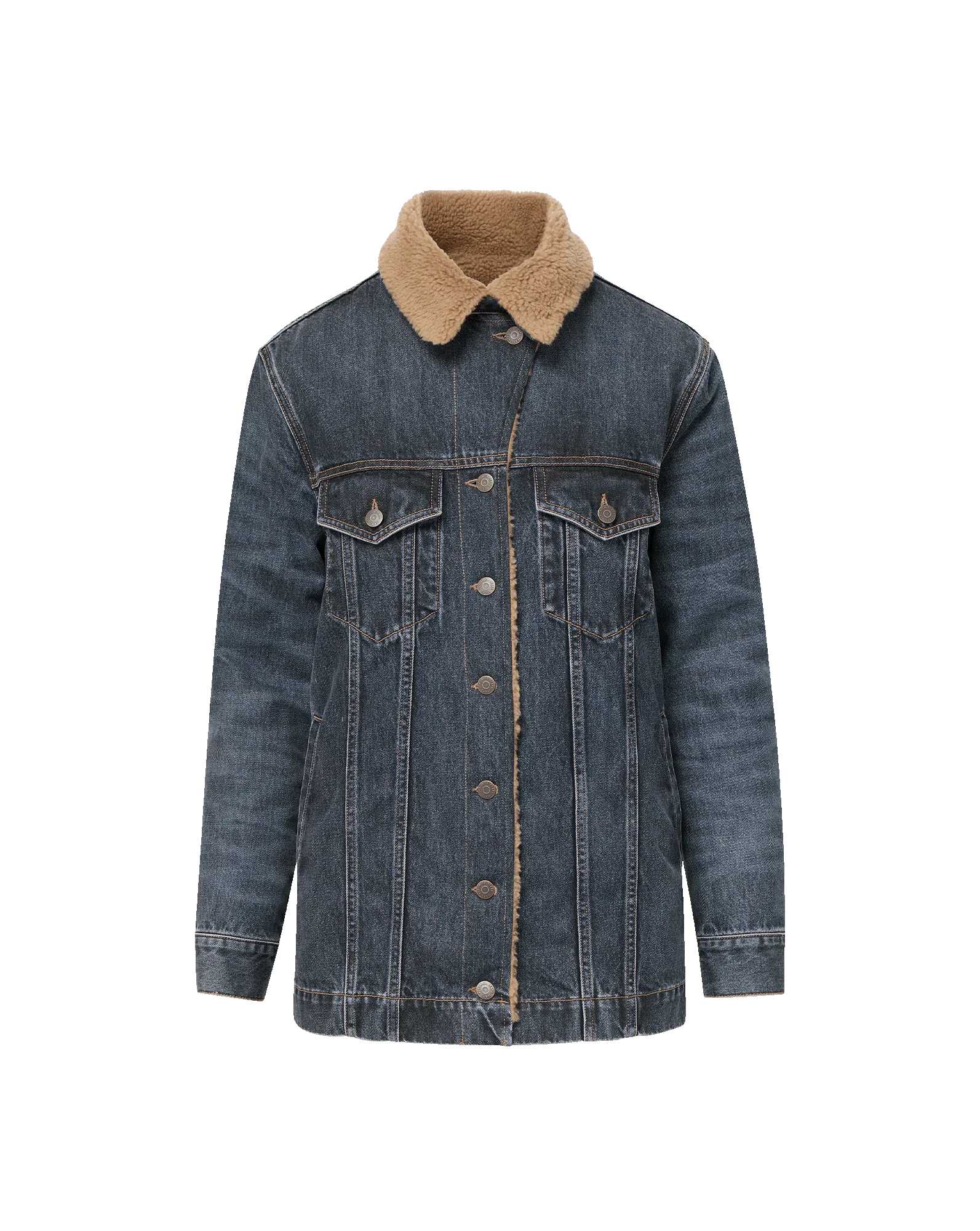 Donna Sherpa Denim Jacket