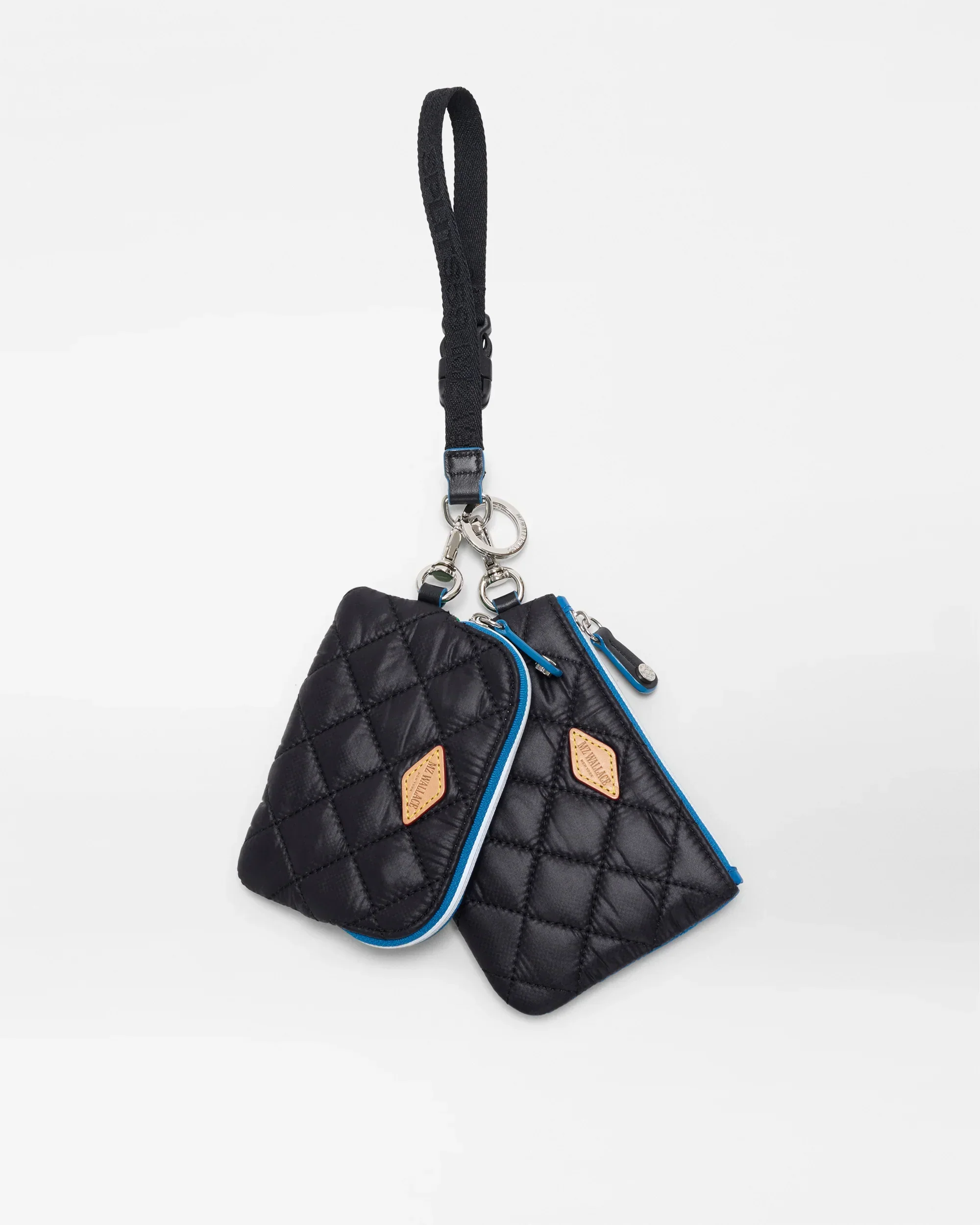 MZW x Splits59 Black/Classic Blue Metro Key Pouch Wristlet