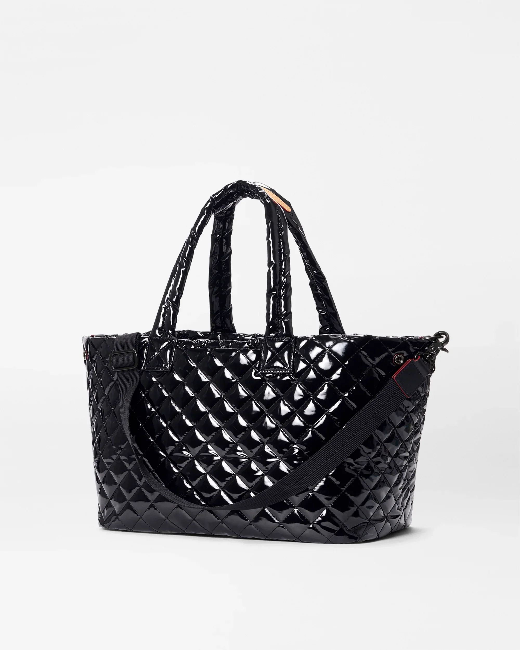 Black Lacquer Medium Metro City Tote