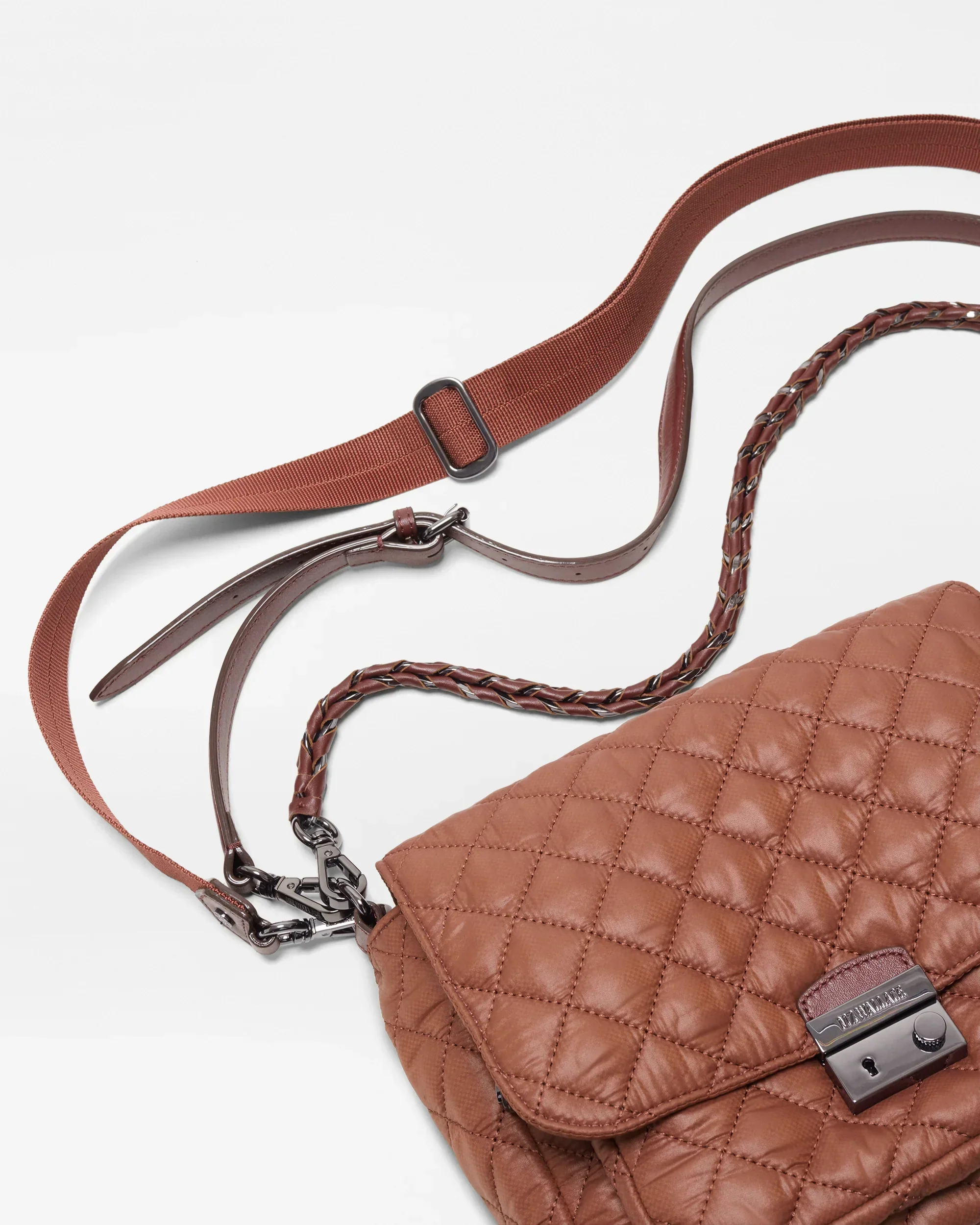 Terracotta Medium Crosby Lock Crossbody