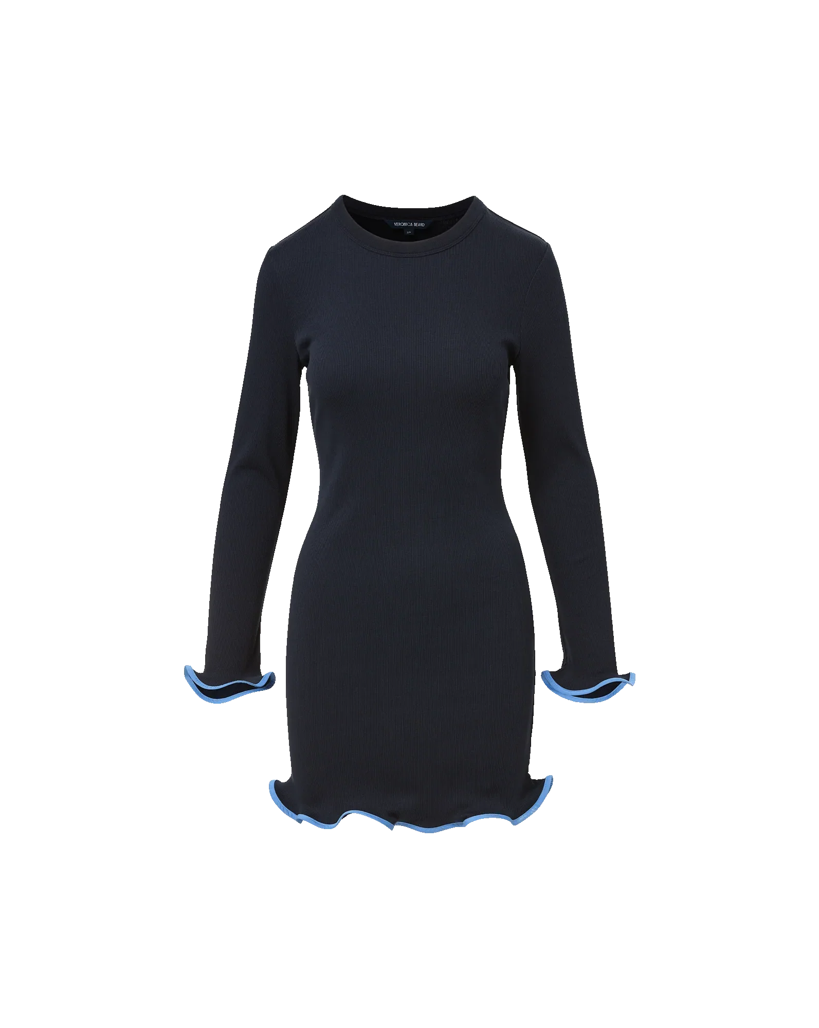 Baranova Ruffle-Trim Mini Dress