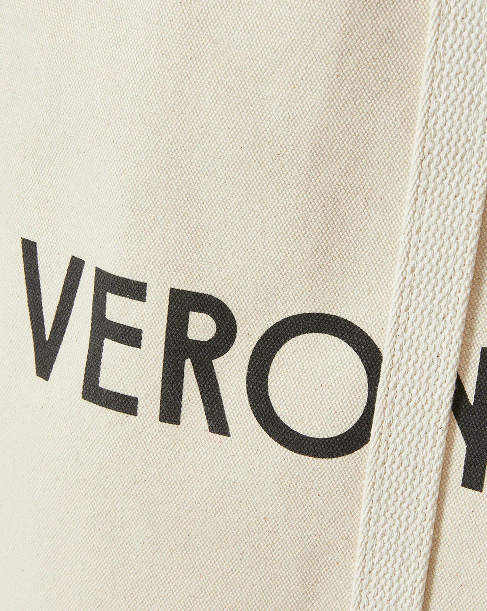 Large Canvas Logo Tote