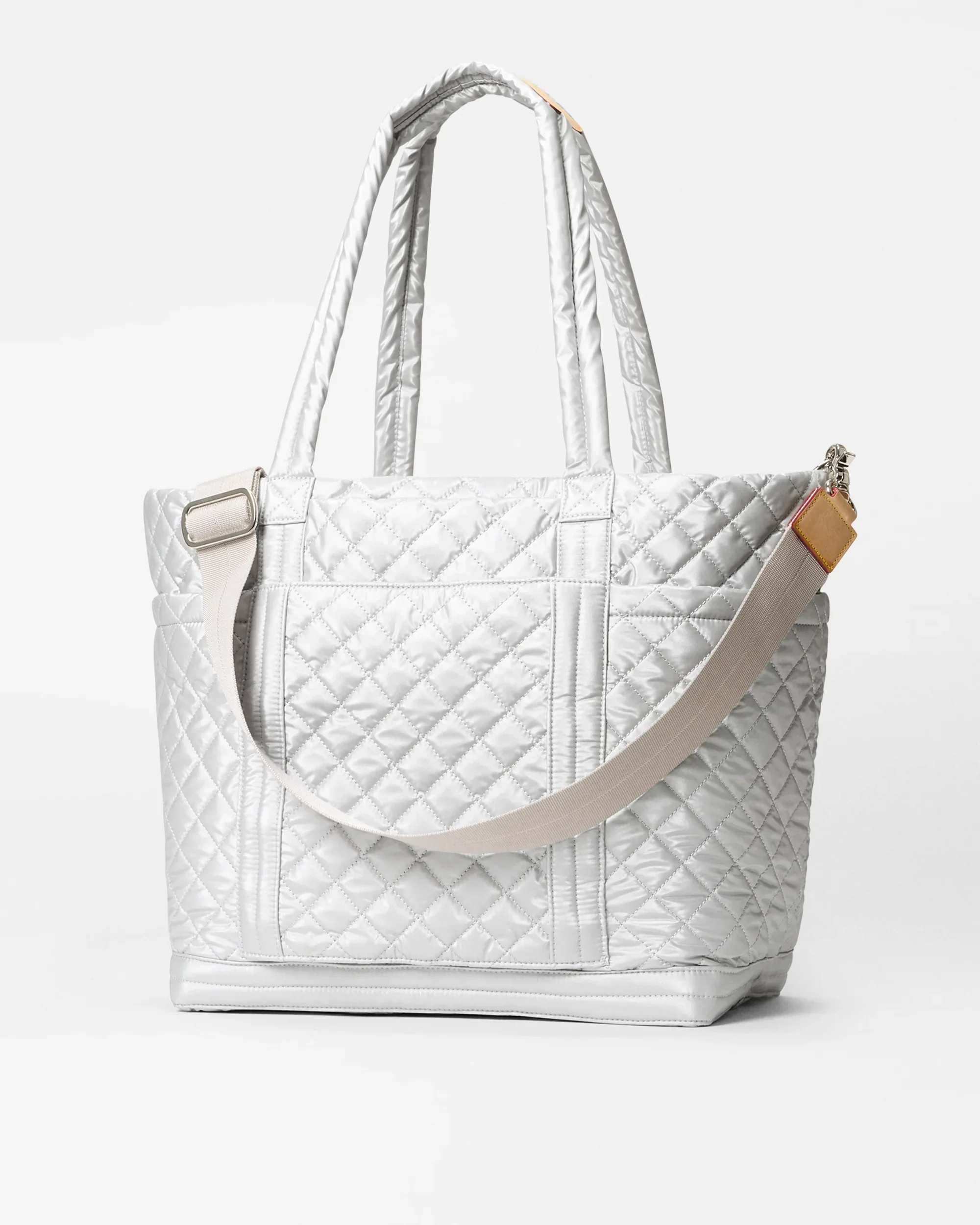 Oyster Metallic Large Empire Tote