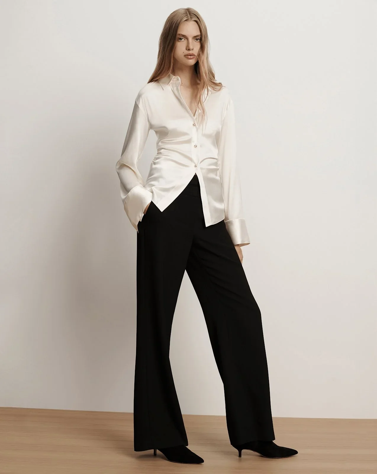 Shiona Stretch-Silk Blouse