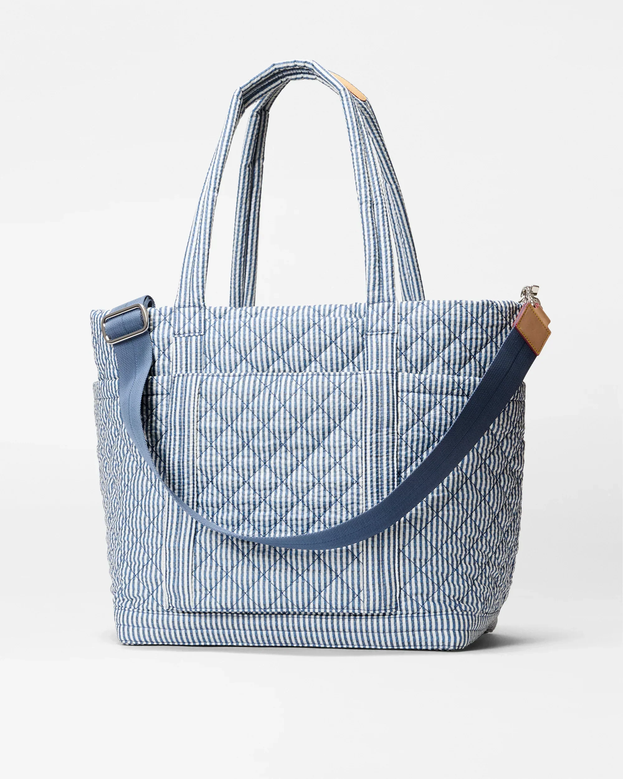 Seersucker Large Empire Tote