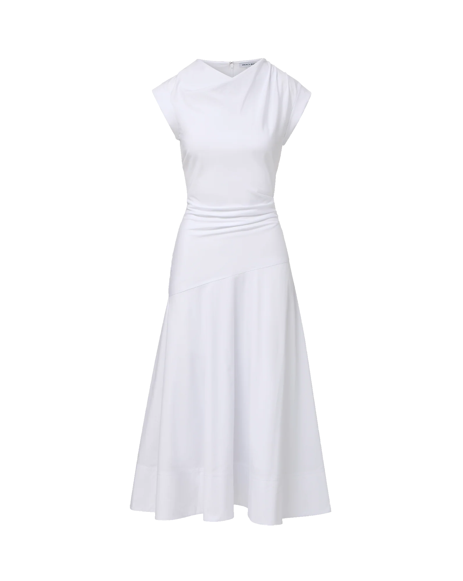 Lisette Cotton Poplin Midi Dress