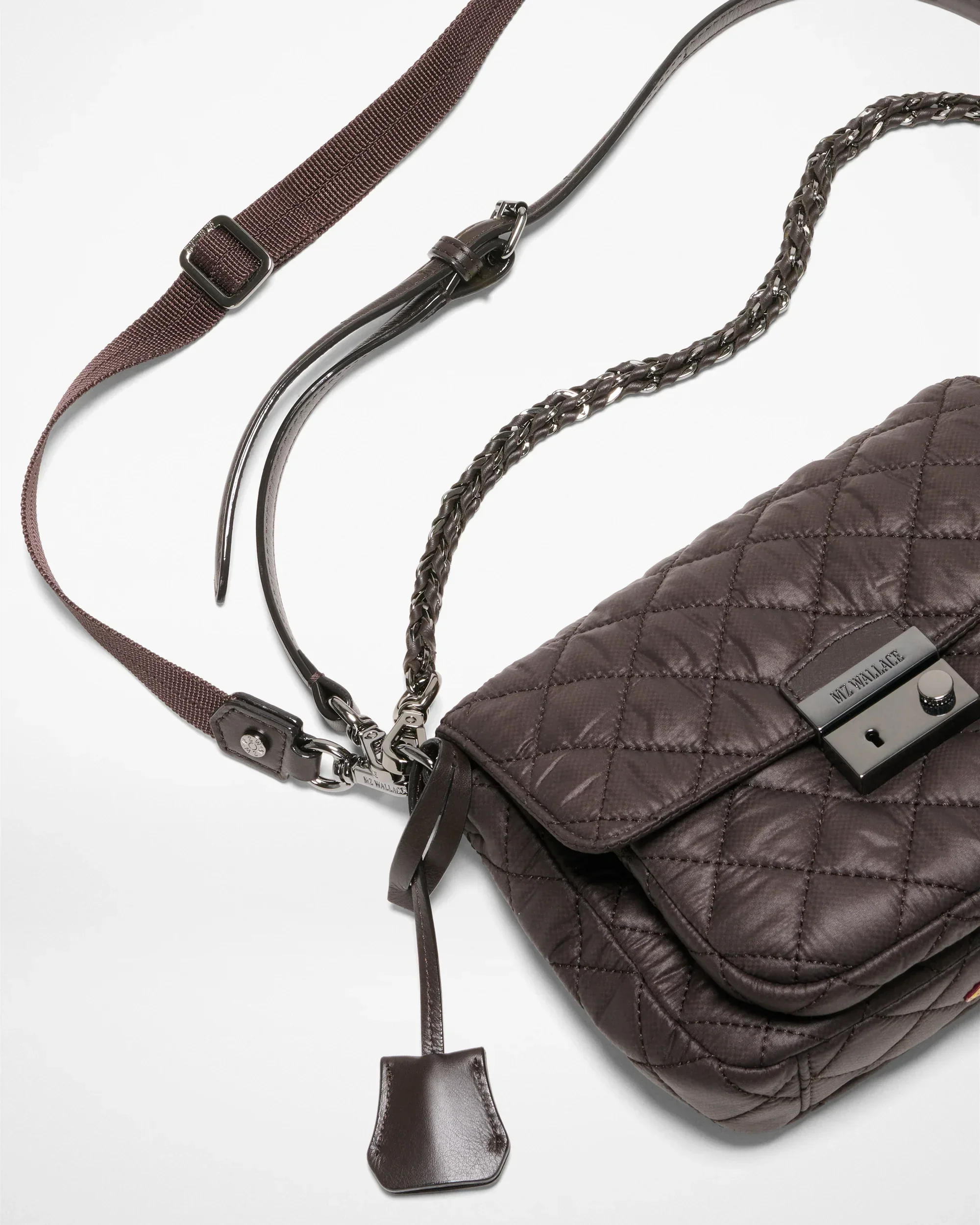 Espresso Small Crosby Lock Crossbody