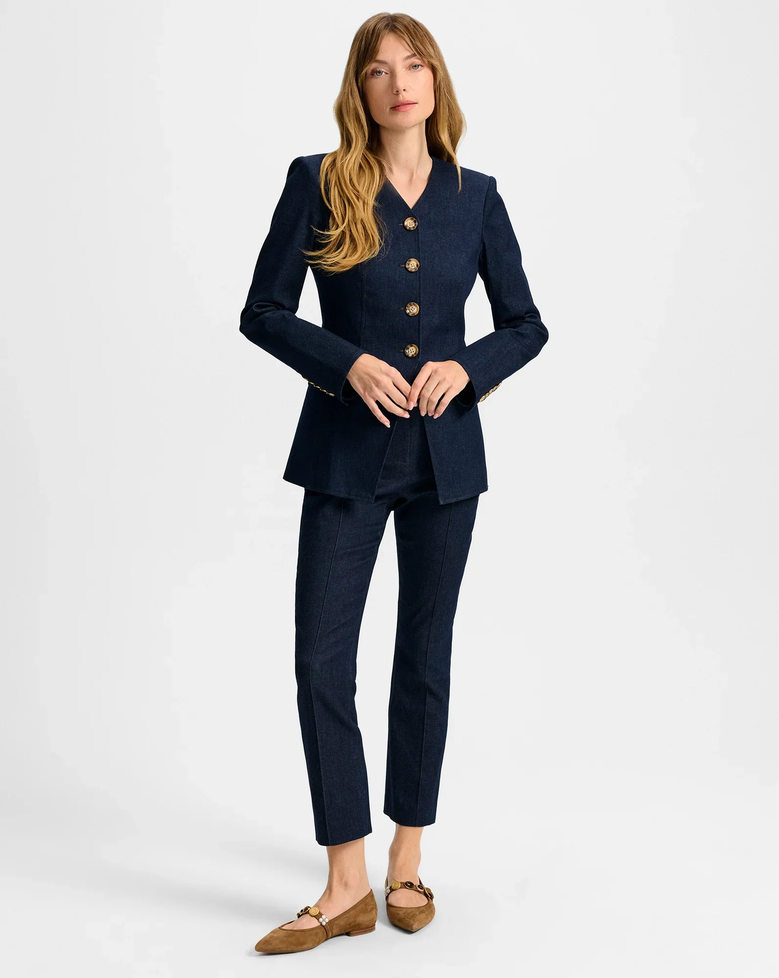 Cynthia Tailored Denim Jacket