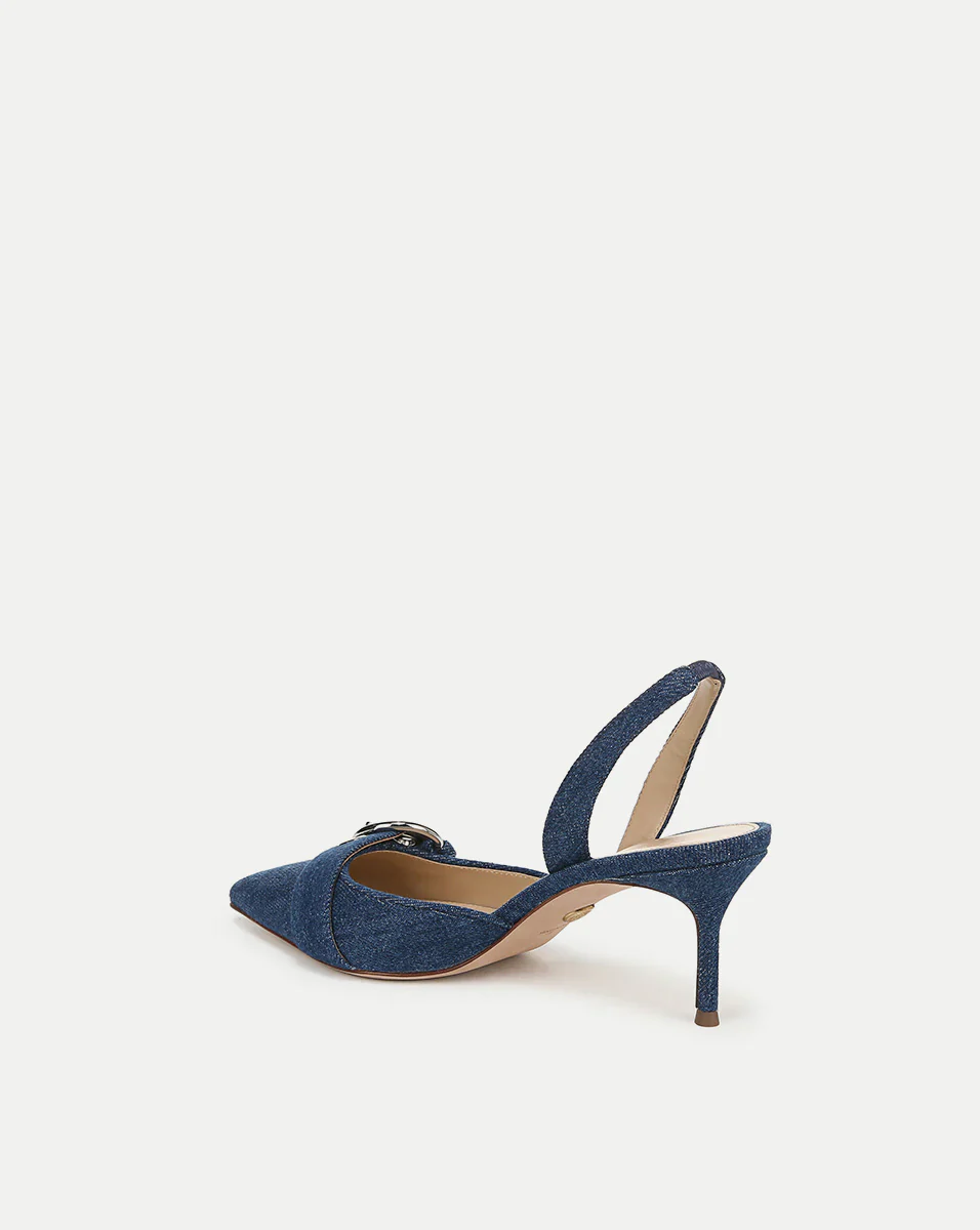 Roxy Denim Slingback Pump