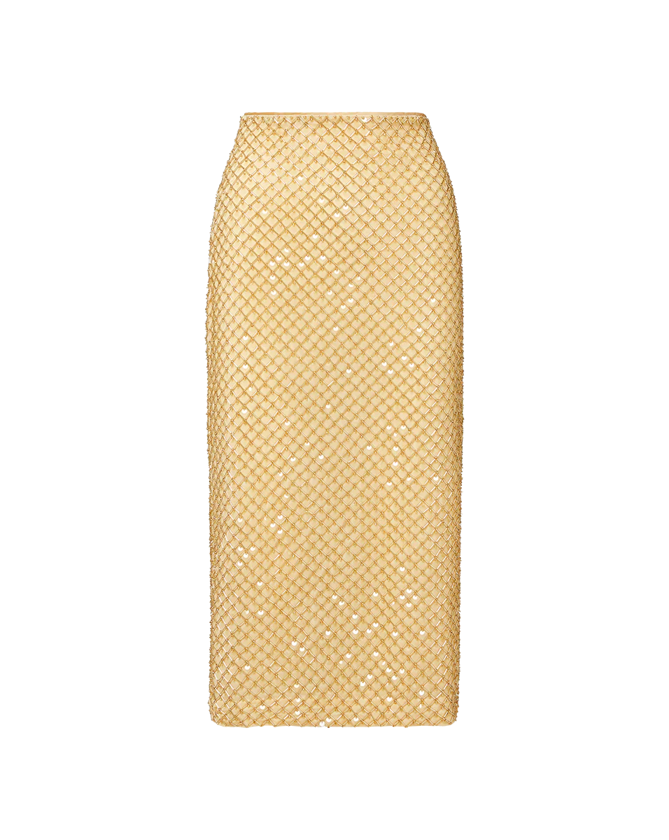 Allora Beaded Midi Skirt