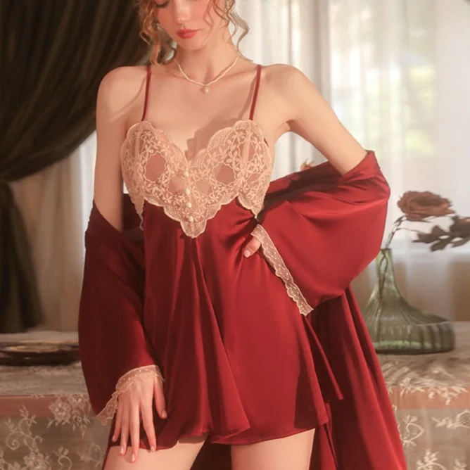 Hailey's Lace Nightdress & Robe$75.67Intimate Partner