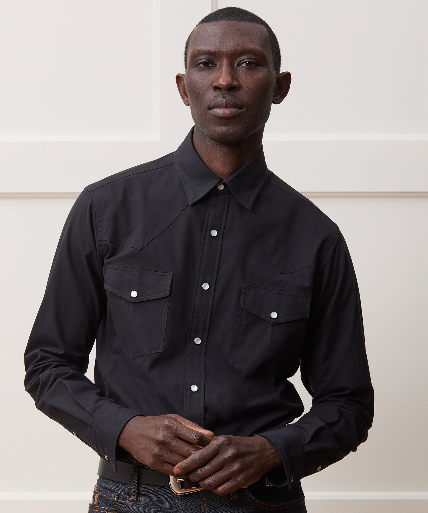 Hamilton + Todd Snyder Twill Western Shirt