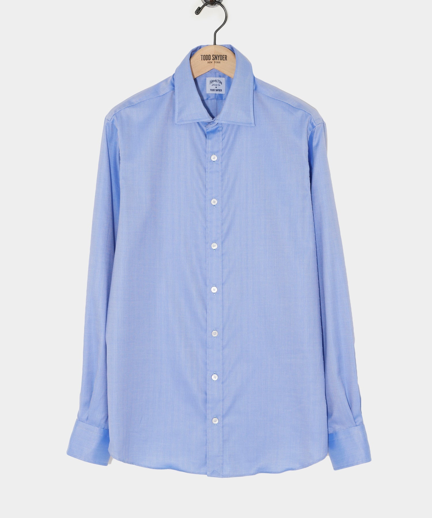 Hamilton + Todd Snyder Cotton Oxford Spread Collar Dress Shirt