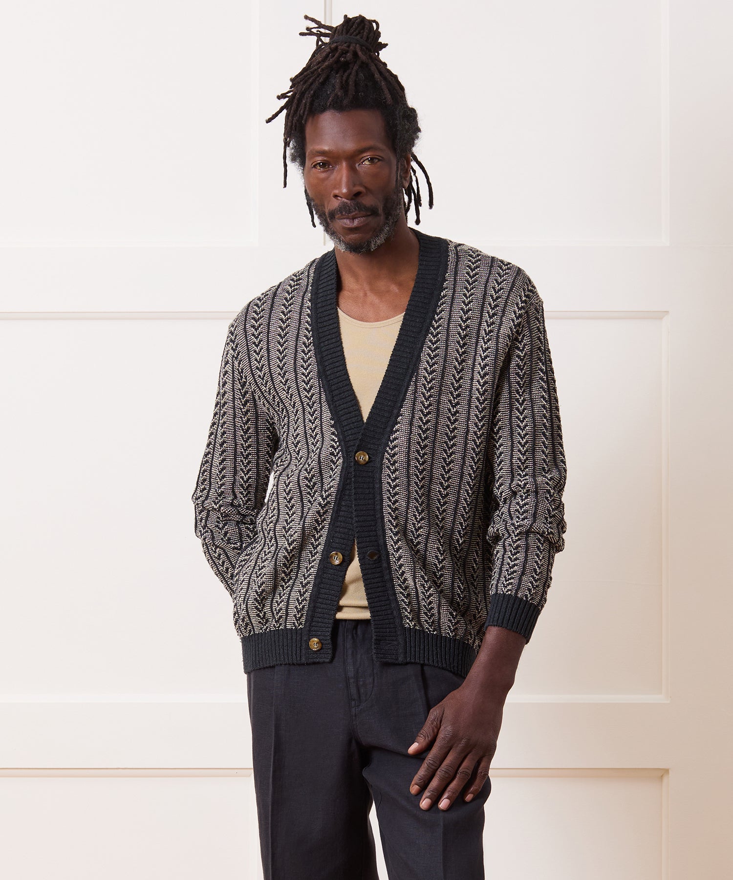 Italian Silk-Hemp Cardigan