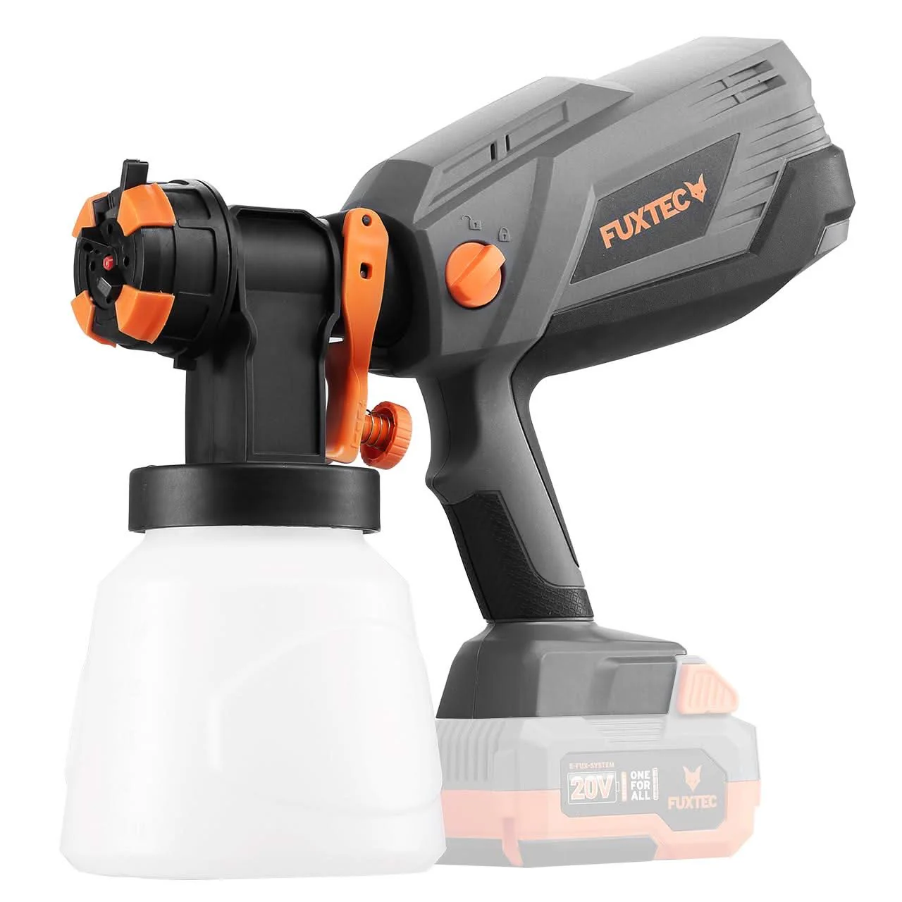 Pulvérisateur de peinture batterie 20V FUXTEC FX-E1CSP20 - sans batterie ni chargeur