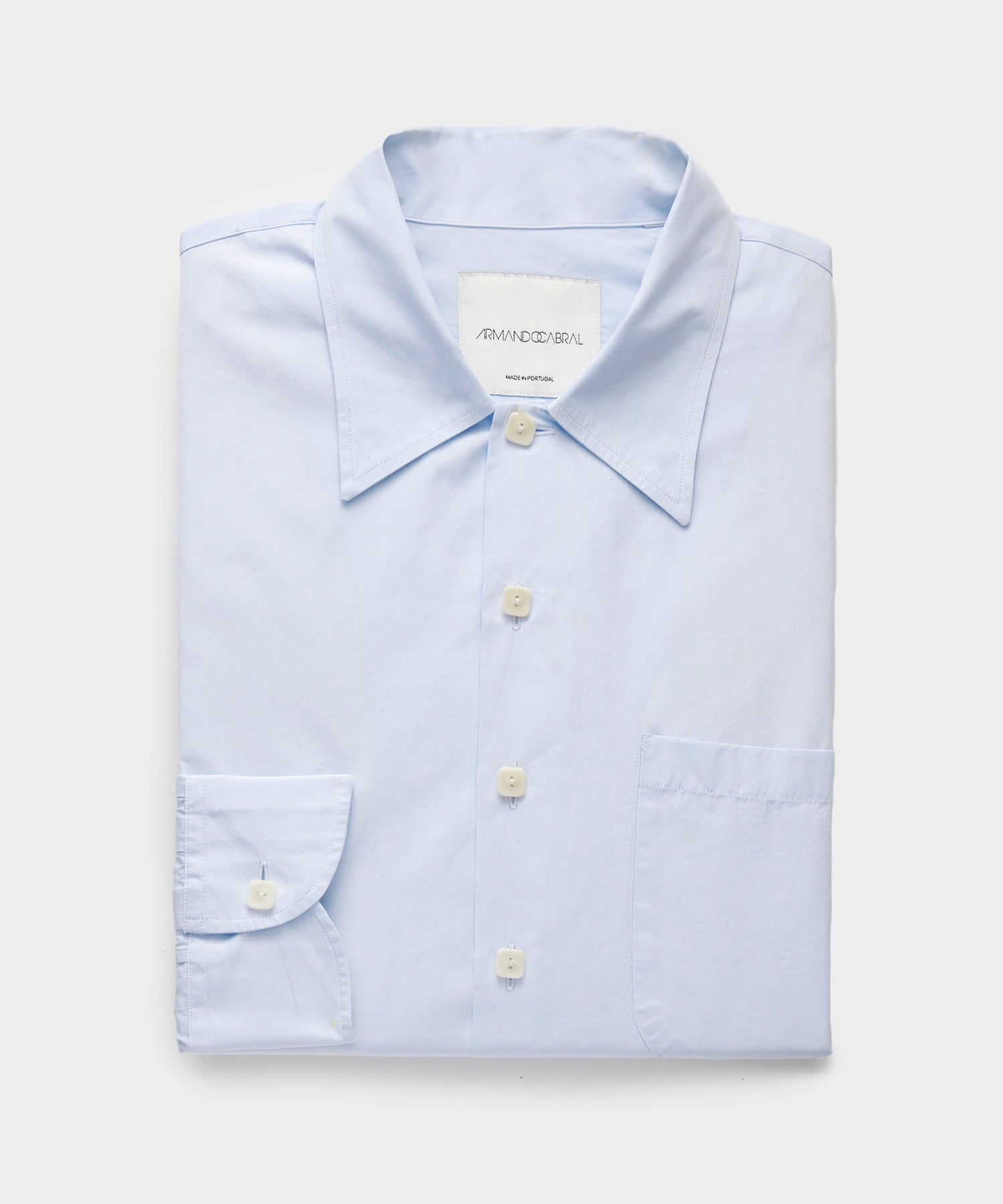 Armando Cabral Long Sleeve Camp Collar Dress Shirt