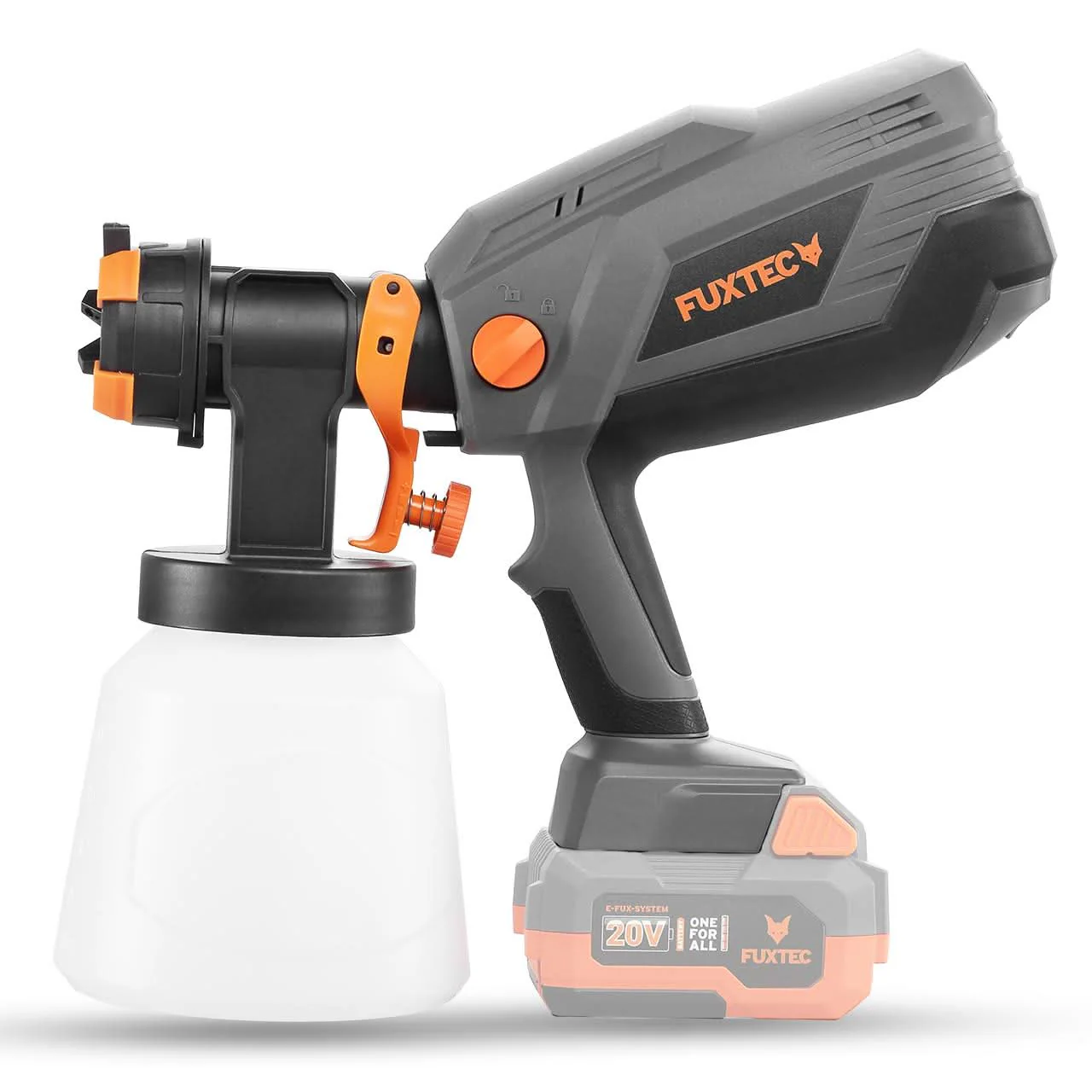 Pulvérisateur de peinture batterie 20V FUXTEC FX-E1CSP20 - sans batterie ni chargeur