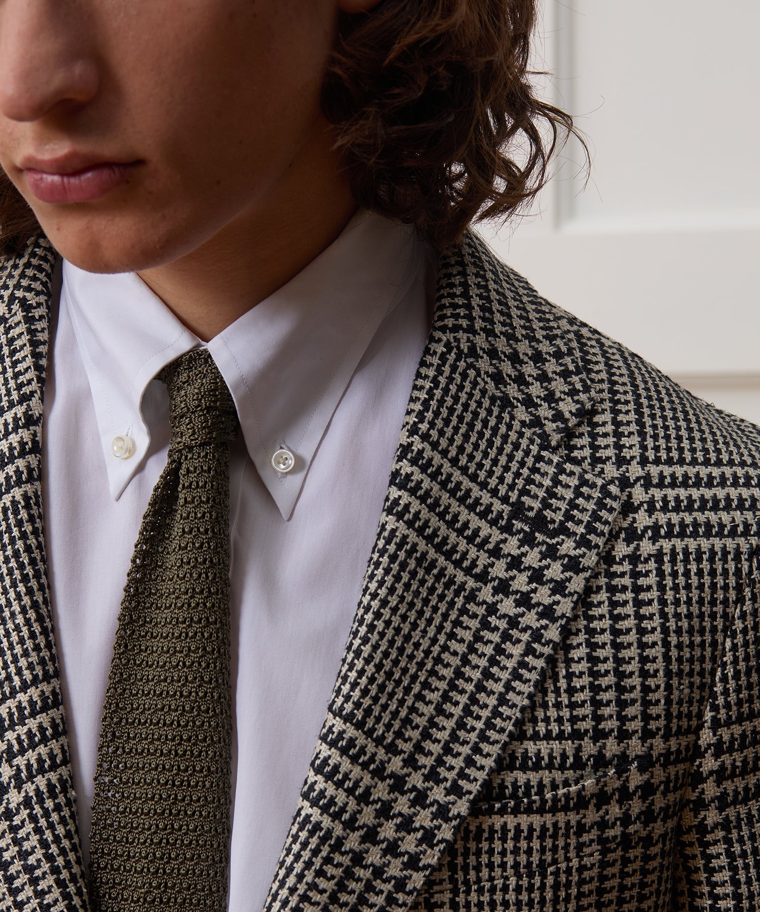 Cotton Poplin Button-Down Collar Dress Shirt