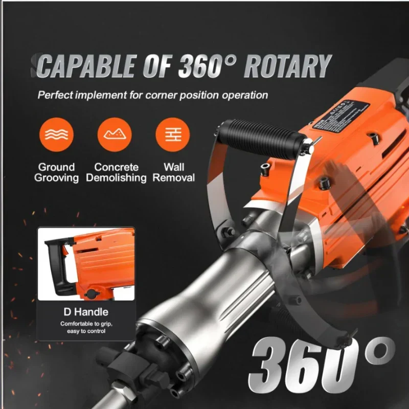 Marteau Piqueur de D��molition Professionnel 2200 W