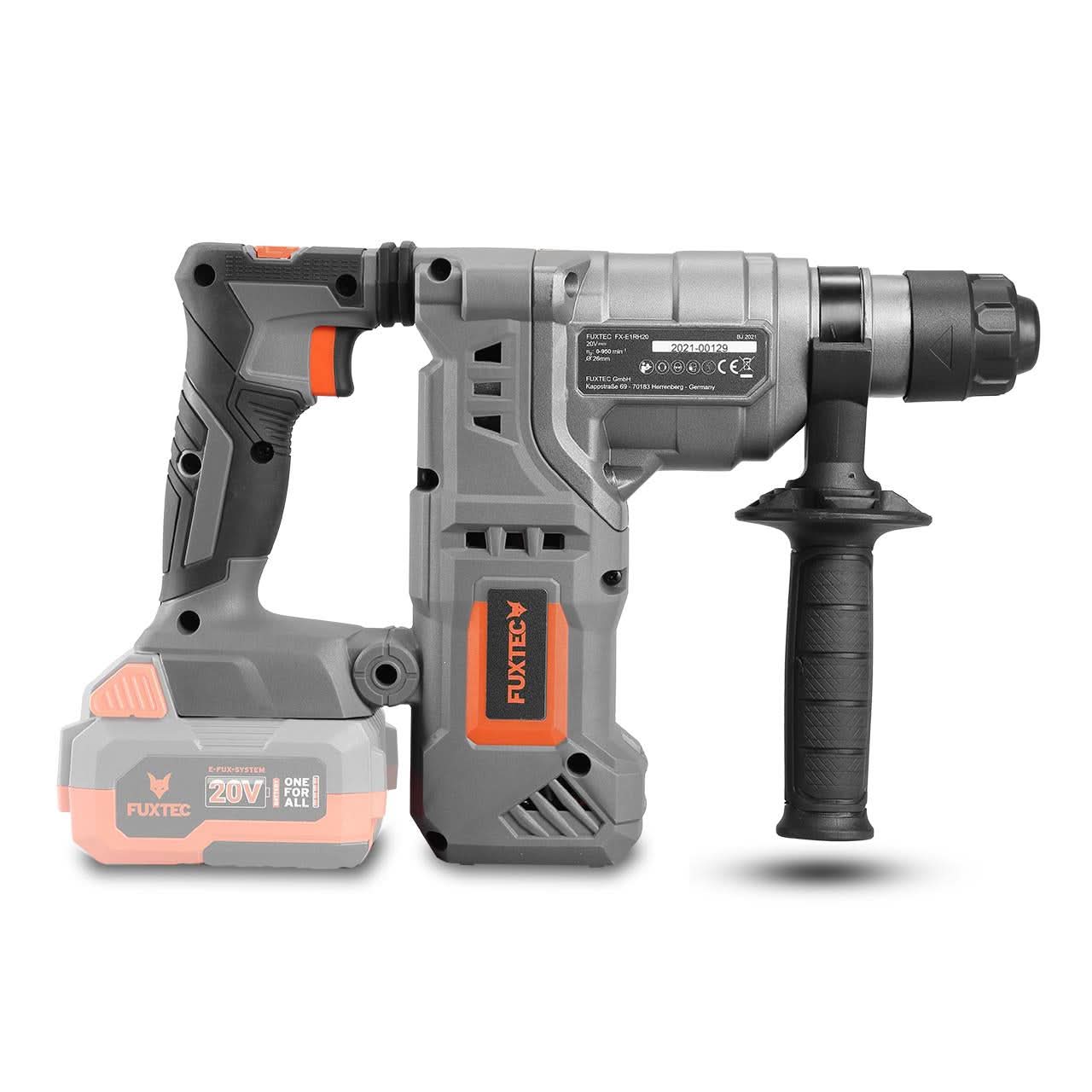 Marteau perforateur burineur sans fil 20V FUXTEC FX-E1RH20 - Sans batterie ni chargeur