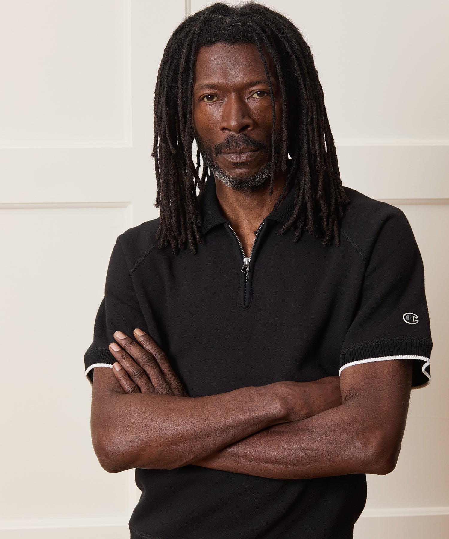 Champion Fleece Quarter-Zip Polo