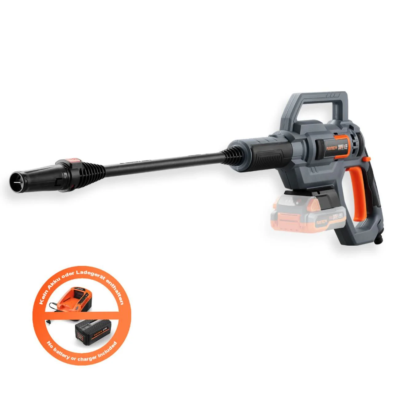 Nettoyeur haute pression portable à batterie 20V FUXTEC FX-E1HDR20 - sans batterie ni chargeur