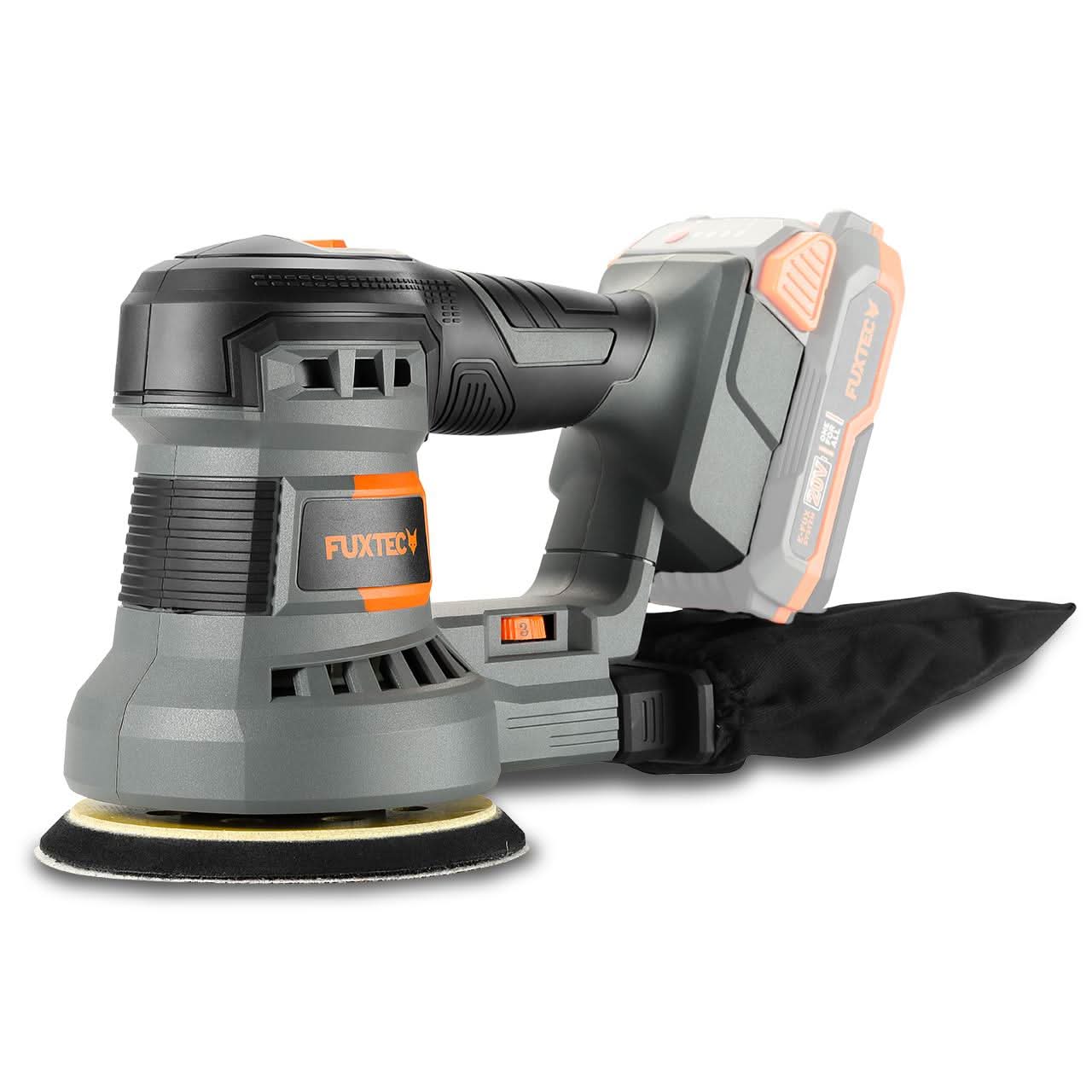 Ponceuse excentrique sans fil 20V FUXTEC FX-E1RS20 - Ø125 mm - Sans batterie ni chargeur