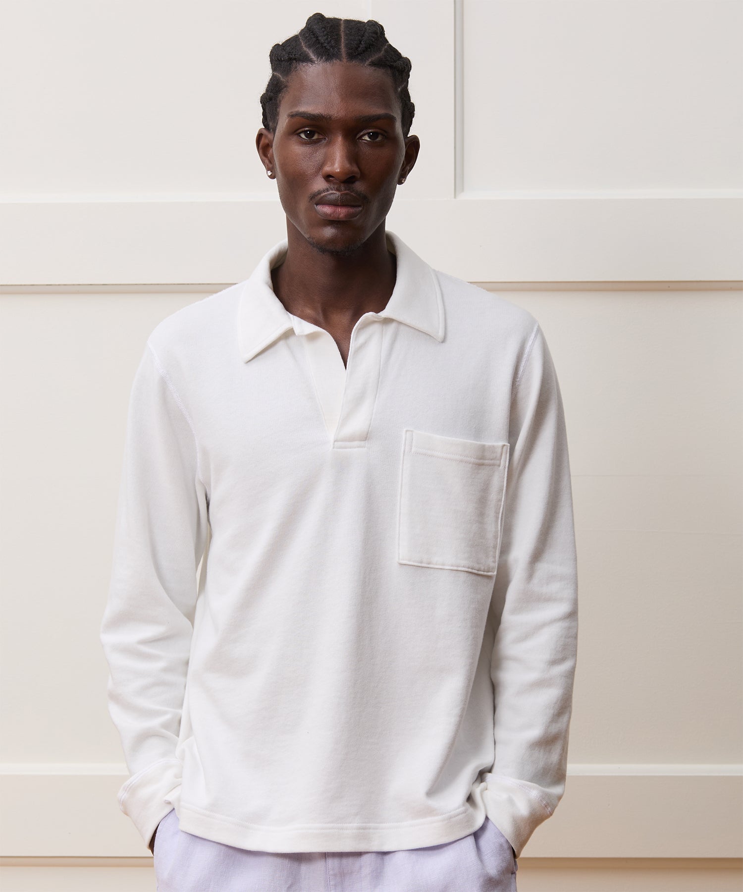 Relaxed Lightweight Terry Cloth Montauk Polo