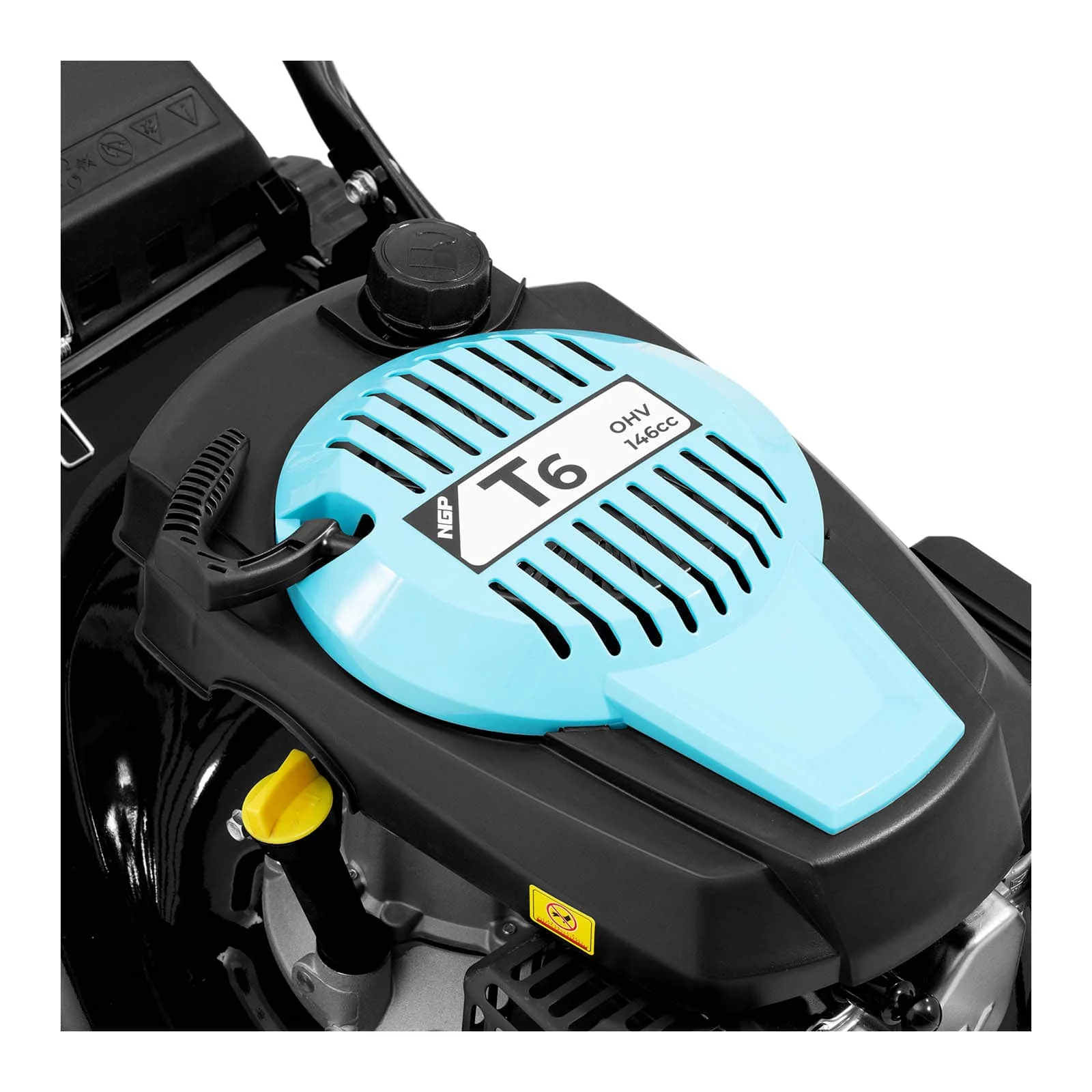 Tondeuse à gazon thermique tondeuse thermique tondeuse thermique tractée 2.6 k w / 146 cm largeur de coupe de 457 mm autopropulsion autopropulsée 14_0007482