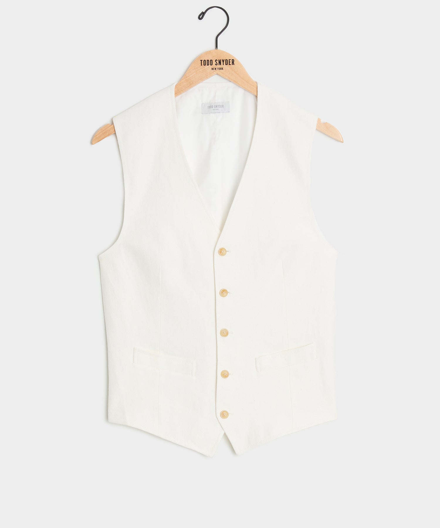 Italian Linen Suit Vest