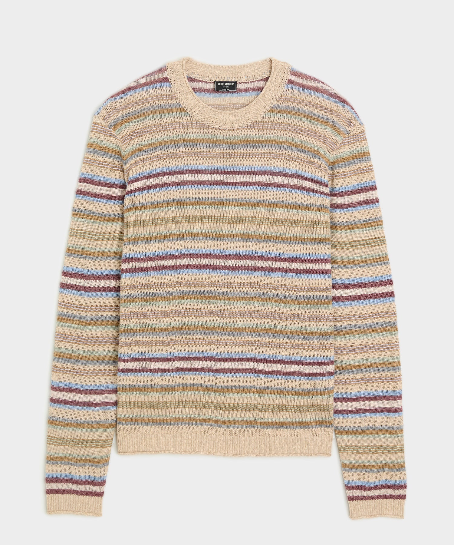 Lightweight Linen Crewneck Sweater