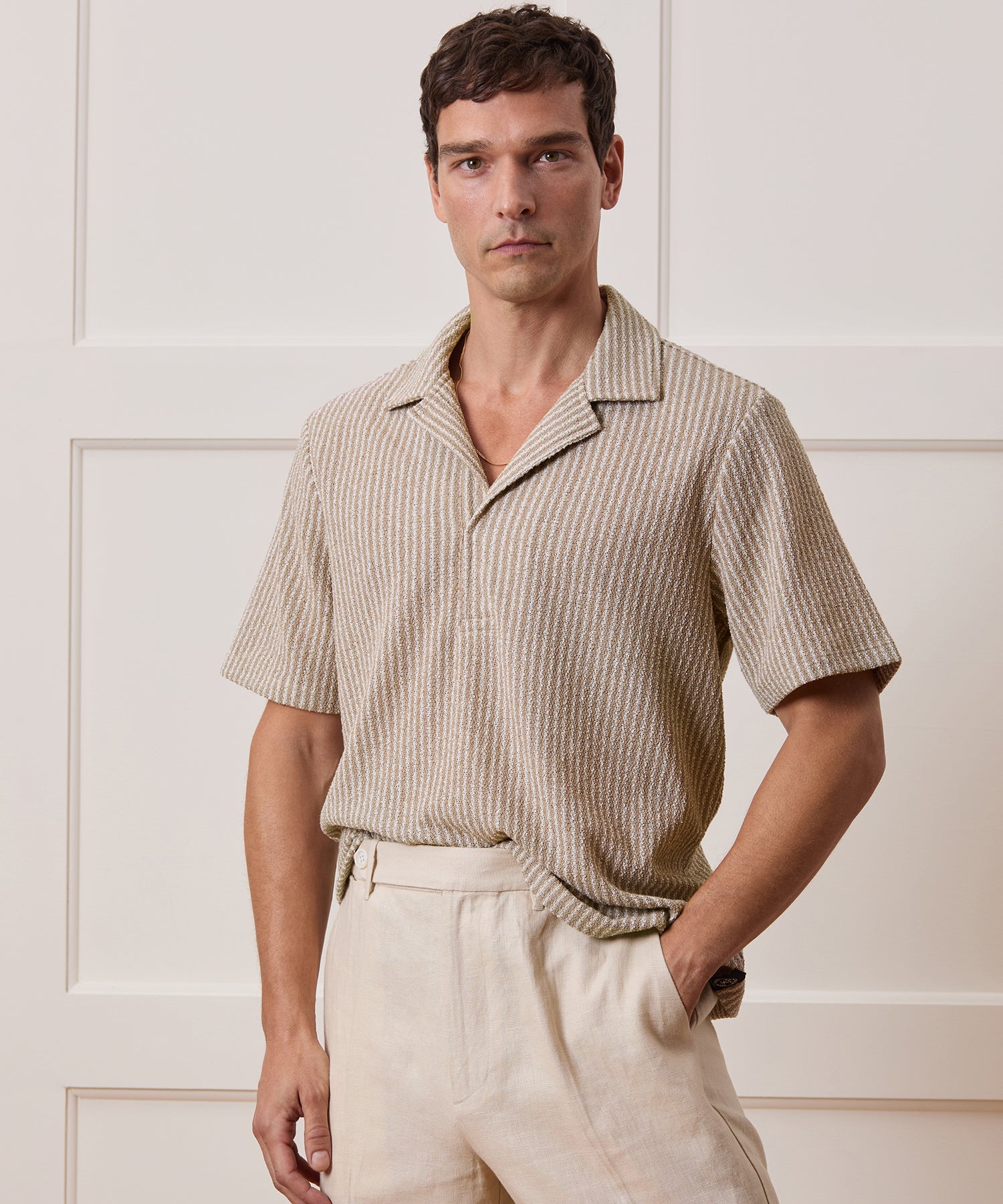 Relaxed Boucle Montauk Polo