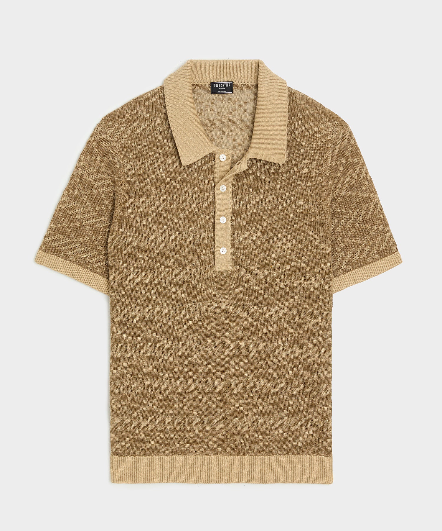 Linen Sweater Polo