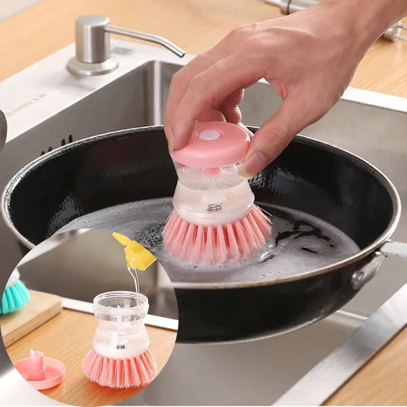 Brosse Vaisselle Avec Réservoir
