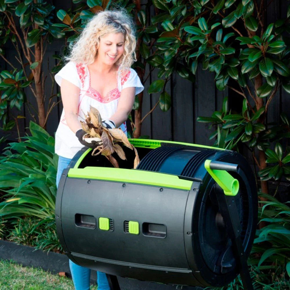 2025 Labirinto da 65 galloni per il compostaggio e carrello combinato