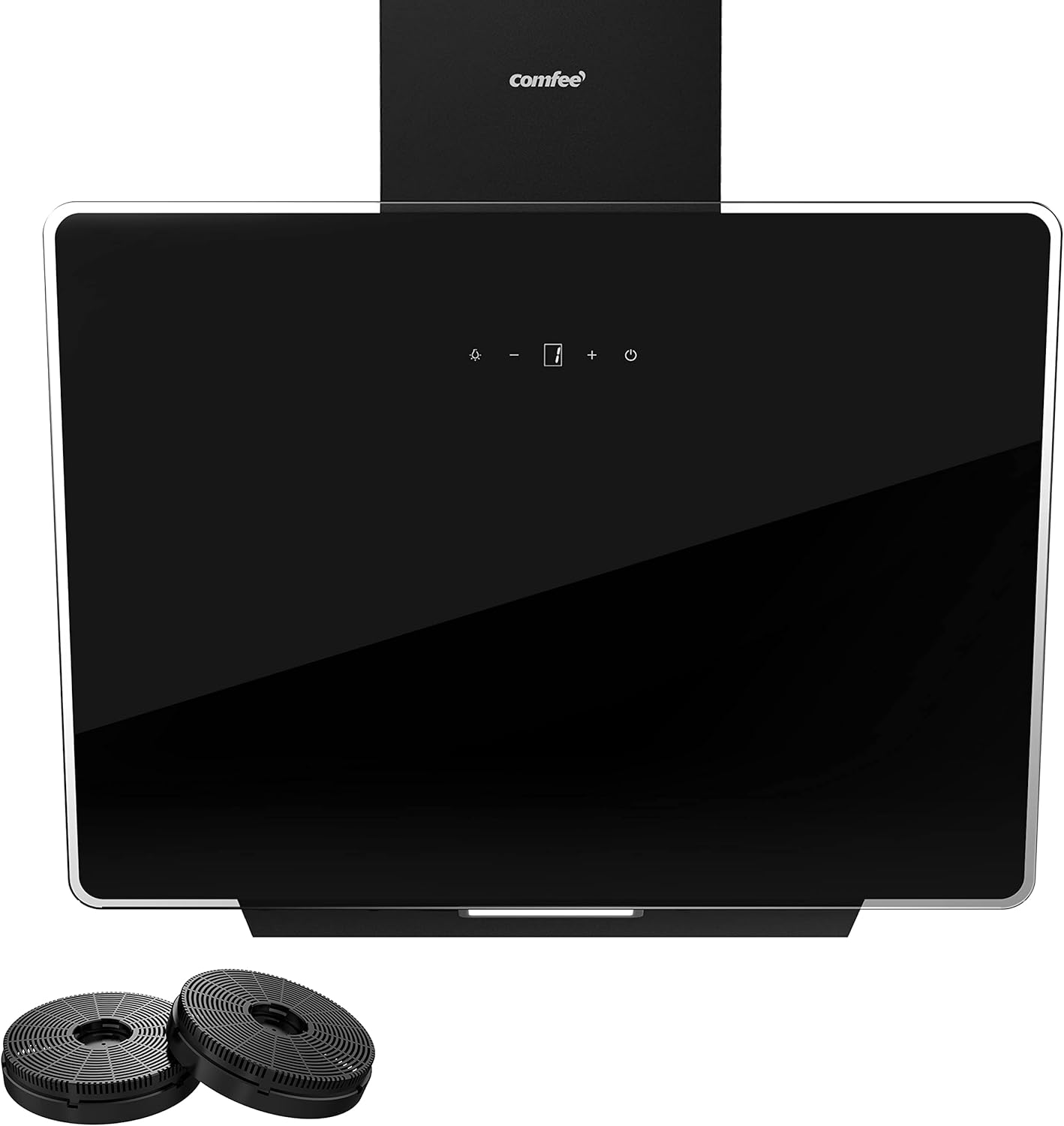 COMFEE’ ANGJ64B-60 | Hotte Aspirante Inclinée 60cm en Verre