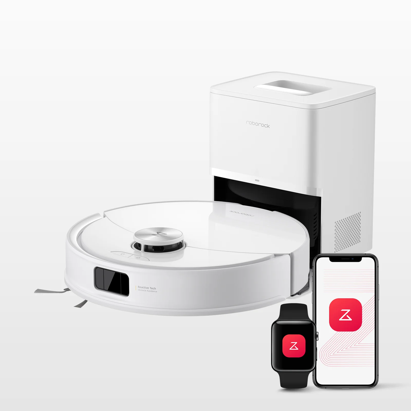 Roborock Q10 S5+ robot aspirateur laveur de VibraRise 2.0 avec avec station de vidage automatique