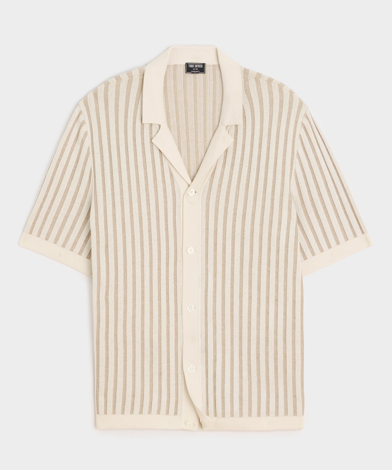 Cropped Silk-Cotton Bungalow Sweater Polo