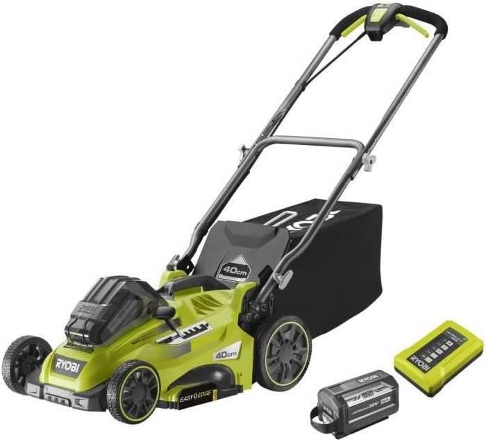 Tondeuse RYOBI 36V MaxPower - Coupe 40cm - 1 Batterie 6,0Ah - 1 Chargeur - RLM36X41H60PG