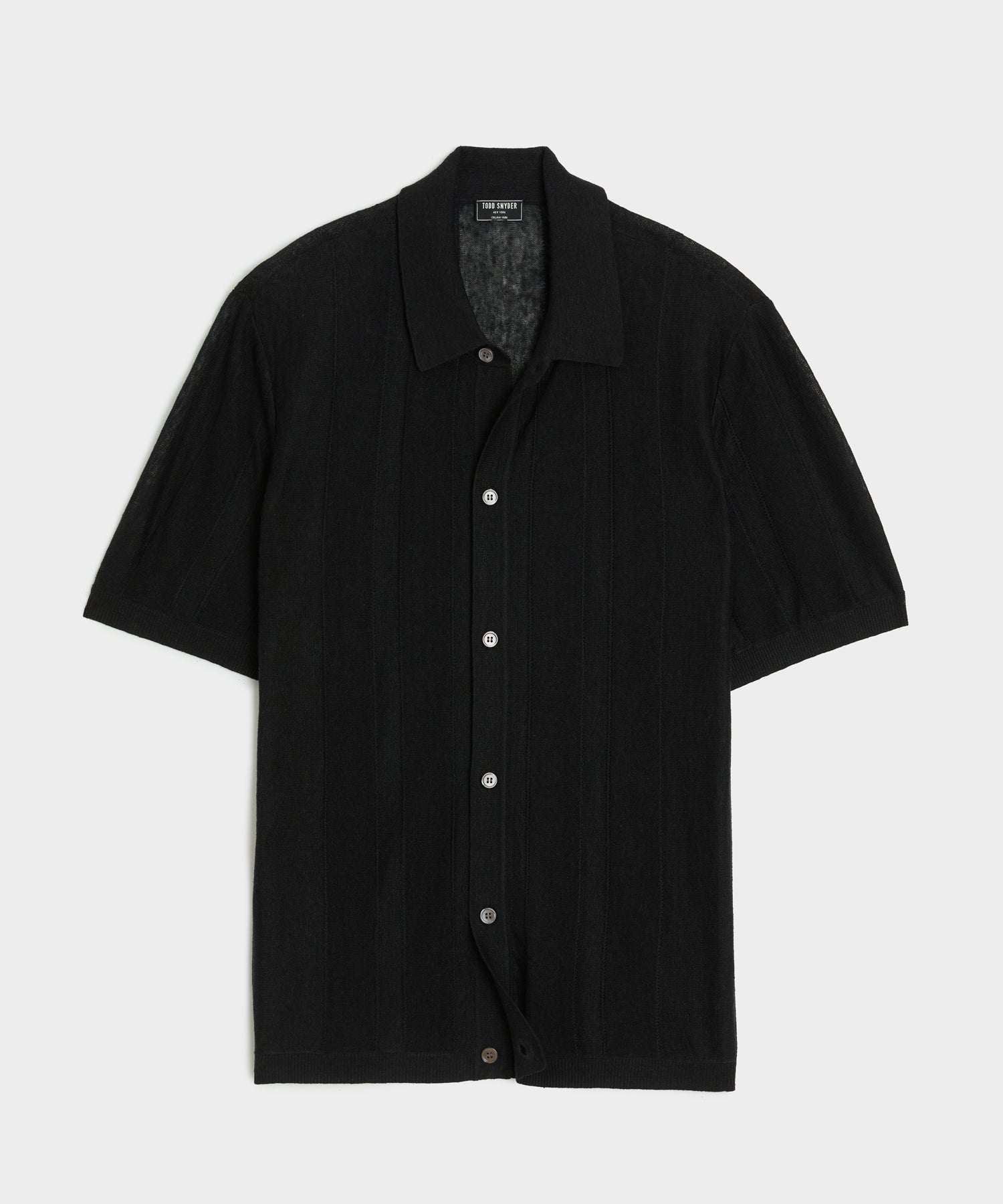 Linen Sweater Polo