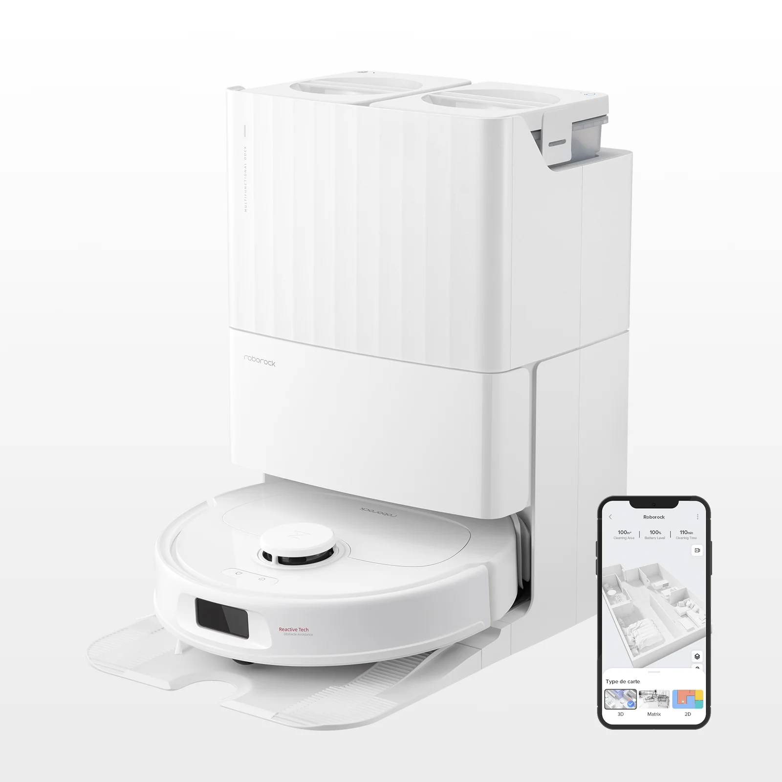 Roborock Qrevo S Blanc-Échanger avec