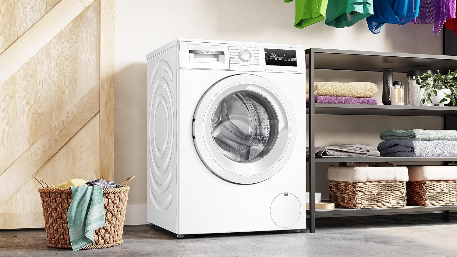 Bosch WAN24228FR,Série 4,Lave linge hublot,8 kg,1200 trs/min,Blanc