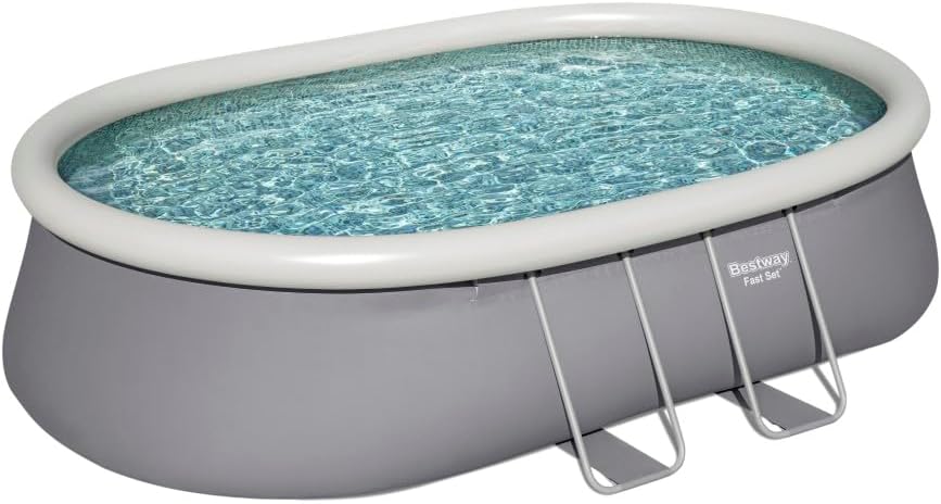 Bestway Piscine autoportante Ovale Fast Set 549 x 366 x 122 cm avec Filtration