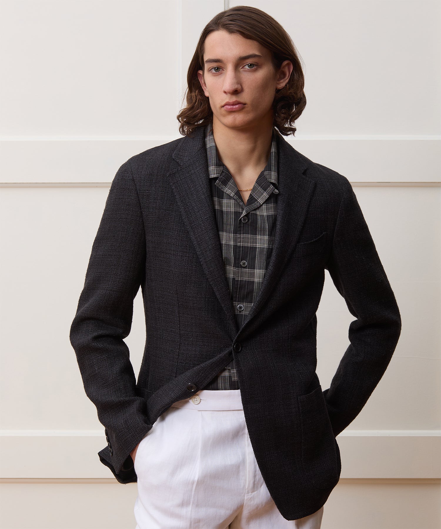 Italian Linen-Silk Donegal Sport Coat